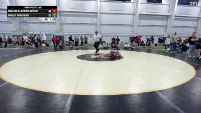 S-126 lbs Consi Of 8 #2 - Isaiah Klaffer-Jerke, MI vs Rolly Walylko, PA