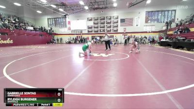 155 lbs Cons. Round 2 - Gabrielle Sontag, WINNETONKA vs Ryleigh Burgener, SMITHVILLE