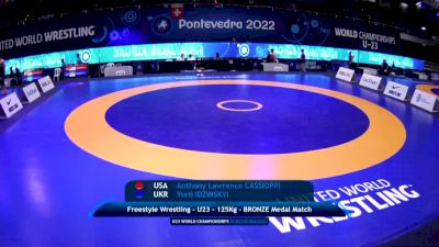 125 kg Final 3-5 - Anthony Lawrence Cassioppi, United States vs Yurii Idzinskyi, Ukraine
