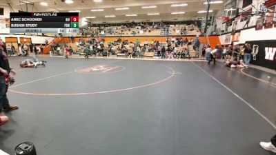 129-137 lbs Round 3 - Buskin Study, Powell Middle School vs Arec Schooner, Riverton Middle School