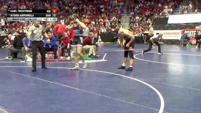 2A-175 lbs Champ. Round 2 - Ayden Antonelli, Anamosa vs Cael Troutman, Independence