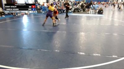 124 lbs Quarterfinal - Avery Steldt, Combat Wrestling Club vs Amelia Adams, Wisconsin Stevens Point