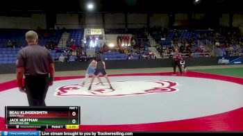 133 lbs Semifinal - Beau Klingensmith, Sioux Falls vs Jack Huffman, Augustana (SD)