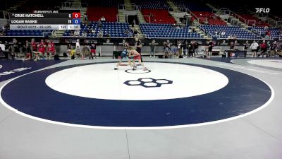 88 lbs Cons. Quarters - Crue Hatchell, IL vs Logan Raske, TN