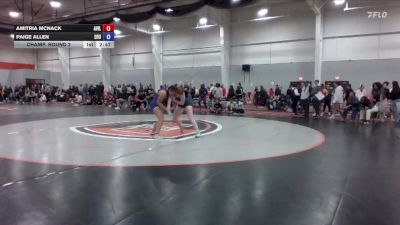 160 lbs Champ. Round 2 - Amitria McNack, Avila vs Paige Allen, Eastern Oregon
