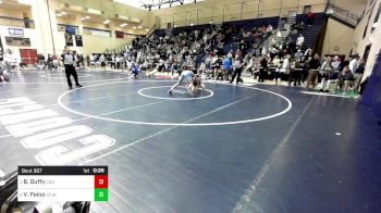 133 lbs 5th Place - Bobby Duffy, Christian Brothers Academy vs Vincent Paino, St. Joseph Regional