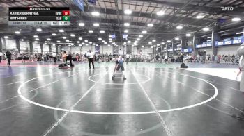 100 lbs Rr Rnd 1 - Xavier Bernthal, Buffalo Valley Wrestling Club MS Black vs Jett Hines, Team Barracuda MS