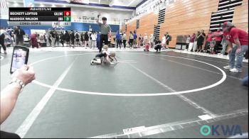 43 lbs Consolation - Beckett Loftus, Carl Albert vs Maddox Wilson, Shelton Wrestling Academy