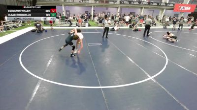 Junior Boys - 126 lbs Cons. Round 5 - Benjamin Walsh, Moen Wrestling Academy vs Isaac Ronquillo, Driller Wrestling Club