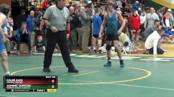 120 lbs Champ. Round 2 - Dominic Gumtow, Warren Woods-Tower HS vs Caleb Eads, CENTRAL CROSSING