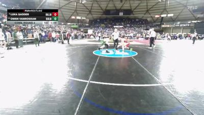 Boys 3A 138 lbs Cons. Round 4 - Luka Sadder, Ballard vs Owen VanRossum, Ridgeline