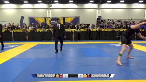 Loïc Vincent Chambriard vs Evan Matthew Bishop 2024 World IBJJF Jiu-Jitsu No-Gi Championship