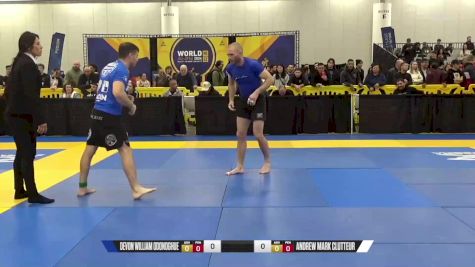 Andrew Mark Clutteur vs Devon William ODonoghue 2024 World IBJJF Jiu-Jitsu No-Gi Championship