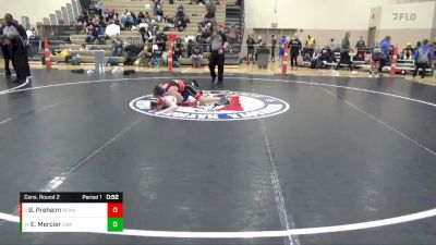 110 lbs Cons. Round 2 - Brody Preheim, Berge Elite Wrestling Academy vs Emmet Mercier, Summit Wrestling Academy