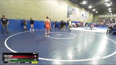 138 lbs Cons. Round 2 - Uly Kaul, Atascadero vs Victor Rueda, Peninsula