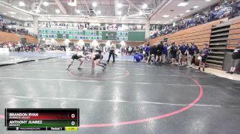 120 lbs Champ. Round 3 - Anthony Juarez, Brawley vs Brandon Ryan, Murrieta Valley