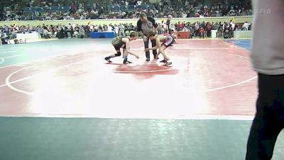 120 lbs Consi Of 32 #2 - Brody Alvarado, Westmoore vs Tanner Parr, Roosevelt Titans