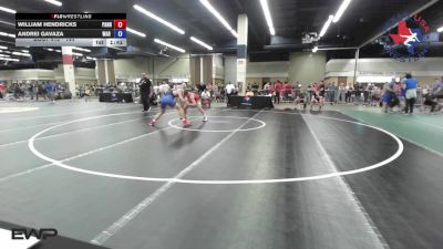 144 lbs Quarterfinal - William Hendricks, Panhandle RTC vs Andrei Gavaza, WAR Training Center