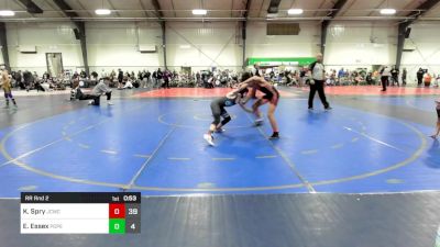 90 lbs Rr Rnd 2 - Kamryn Spry, Jackson County Wrestling Club vs Evan Essex, Pope Junior Wrestling