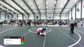 109 lbs Quarterfinal - Johanna Thomas, Thunder Mountain WC vs Sophia Garza, Scrap Yard Garage