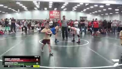 93 lbs Semifinal - Brendan Etu, Wild Buffalo Wrestling Club vs Jimmy Johnson, Riverheads Youth Wrestling