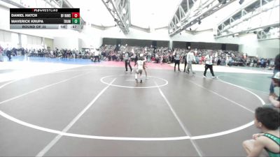56-B lbs Round Of 32 - Daniel Hatch, Del Val Rams vs Maverick Krupa, Truman Rams