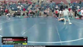 62 lbs Cons. Round 1 - Kash Jenkins, Wasatch Wrestling Club vs Jacobi Marine, Excalibur Wrestling Club