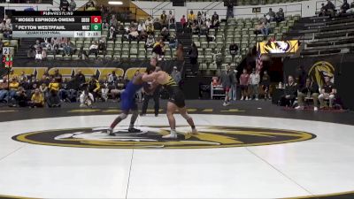 174 lbs Quarterfinal - Moses Espinoza-Owens, South Dakota State vs Peyton Westpfahl, Missouri