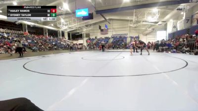 135 lbs Semifinal - Hailey Ramos, Dodge City vs Sydney Taylor, Wichita East