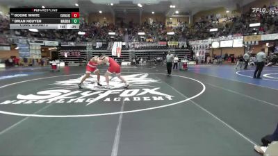 215 lbs Cons. Round 3 - Boone White, Caney Valley Hs vs Brian Nguyen, Marion Hs
