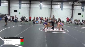 155 lbs Prelims - Sage Benca, Nb Elite vs Carlaeona West, Okwa