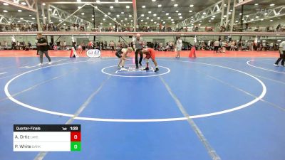 125A lbs Quarterfinal - Adaias Ortiz, Lake Highland Prep vs Preston White, Darkhorse Wrestling