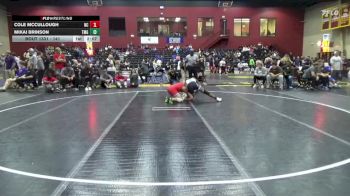 141 lbs Champ. Round 3 - Cole McCullough, Newberry College vs Mikai Brinson, Unattached