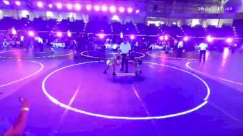 66 lbs Consolation - Tristan Ginther, Lemmon/McIntosh Cowboys vs Beckett Keasling, Aurora WC