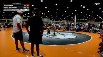 130 lbs Quarterfinals (8 Team) - Olivia Goldsmith, TWA#2 vs Blair Morse, ACE WC