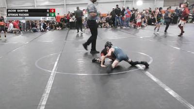 48 lbs Round 1 (4 Team) - Jacob Sawyer, Firebird Elite vs Attikus Tucker, Southwest Select