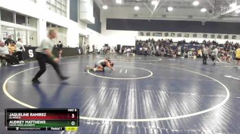 110 lbs Champ. Round 2 - Jaqueline Ramirez, El Monte vs Audrey Matthews, Santa Rosa Academy