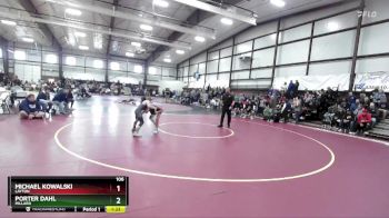 106 lbs Champ. Round 1 - Michael Kowalski, Layton vs Porter Dahl, Millard