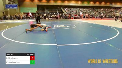 84 lbs Round Of 32 - Lucas Fincher, Eastern Oregon Elite vs Eli Sandoval, Gold Rush Wrestling Academy