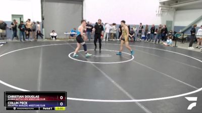 170 lbs Final - Collin Peck, Soldotna Whalers Wrestling Club vs Christian Douglas, Alaska Battle Cats Wrestling Club