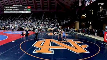 1A-138 lbs Champ. Round 1 - Egan Hadelman, St Francis School vs Anthony Adorno, Central (Macon)
