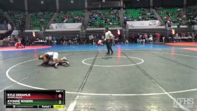 6A 190 lbs Quarterfinal - Kyonne Rogers, Mae Jemison vs Kyle Deramus, Shades Valley