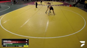 135 lbs Quarterfinals (8 Team) - Regan Elton, ACGC vs Creed Koll, UNC (United North Central)
