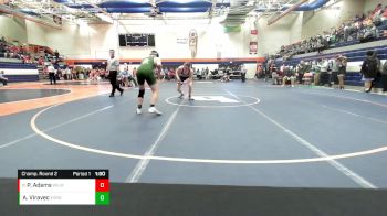 165 lbs Champ. Round 2 - Parker Adams, Wilmington vs Andrew Viravec, Evergreen Park