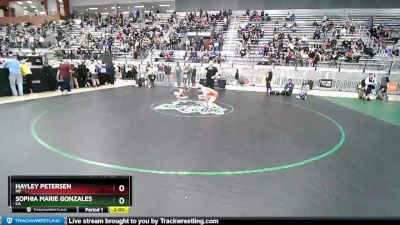 46 lbs Cons. Round 4 - Hayley Petersen, MT vs Sophia Marie Gonzales, CA