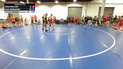 155 lbs Jonah McClure, Texas vs Kale Winebarger, Oregon
