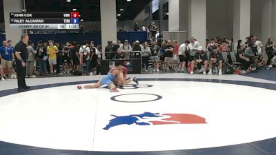 55 kg Champ. Rd Of 64 - John Cox, Victory Wrestling vs Riley Alcantar, Tennessee