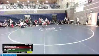 150 lbs Round 3 - Tristen OBrien, Silver Valley Wrestling Club vs Kaleb Jacobs, Lake City