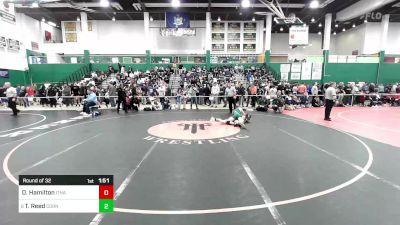 160 lbs Round Of 32 - Dikota Hamilton, Ithaca vs Tyler Reed, Cornwall