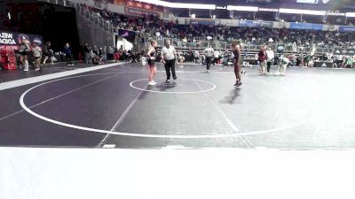 110 lbs Rr Rnd 4 - Koree Vigue, Honey Badger WC vs Heavyn Woods, El Paso Wildcats